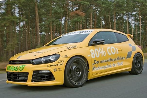 Der Erdgas-Scirocco wird neues Cup-Auto. Foto: VW/auto-reporter.net